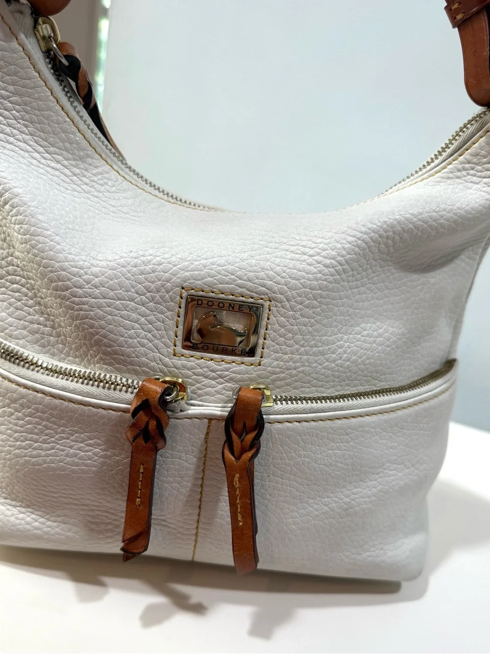 Dooney & Bourke Dillen Pocket Sac Leather Bag